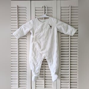 Janie and Jack Baby Velour Kimono One Piece 6-9mos